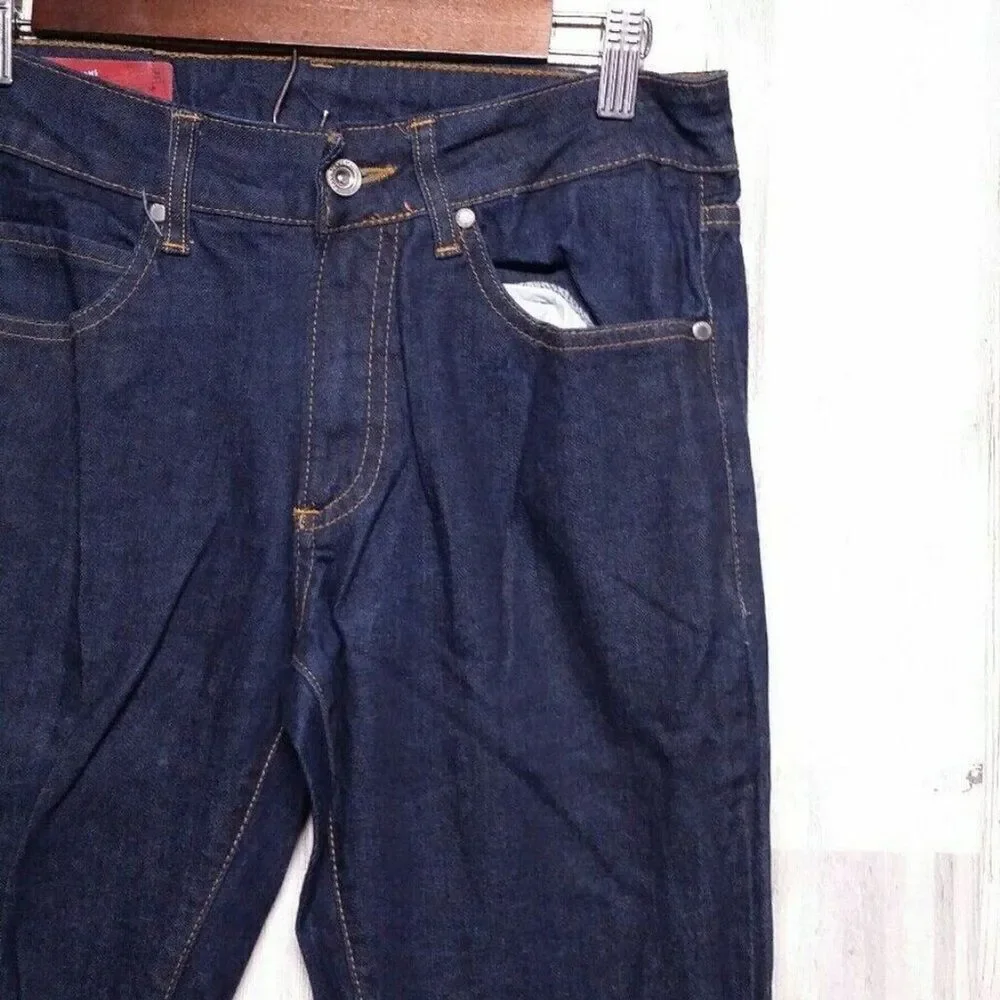 Zara Jeans Dark Wash Mid-Rise 30 Slim Straight